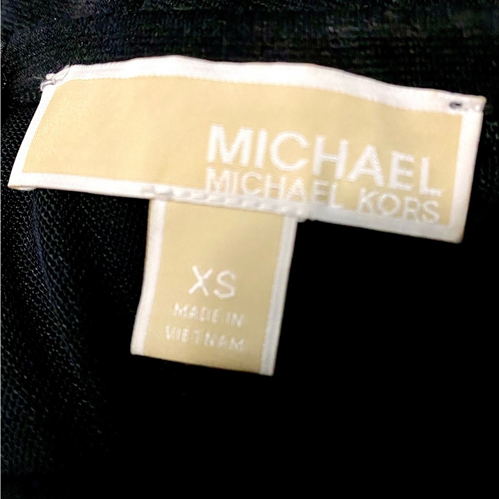 Michael Kors Black Mesh Panel Dress - Picture 4 of 4